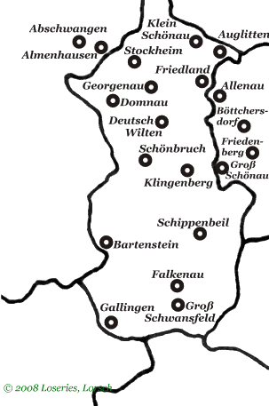 Kirchspiele des Landkreises Friedland