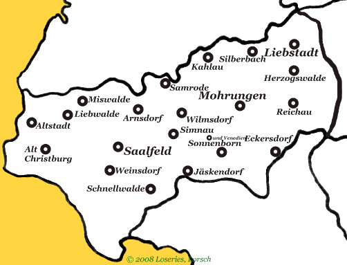 Kirchspiele des Landkreises Mohrungen