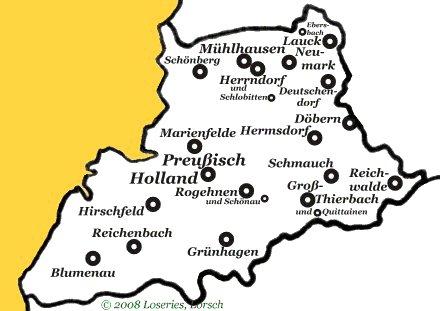 Kirchspiele des Landkreises Preussisch Holland