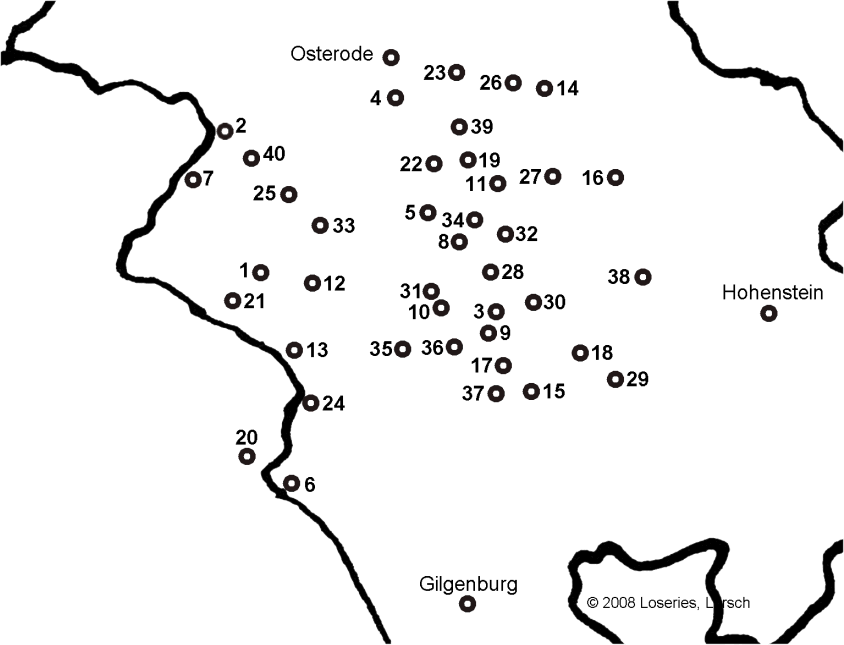Die adligen Güter und Dörfer von Osterode im Jahre 1748