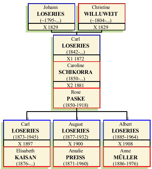Stammbaum von Carl Johann